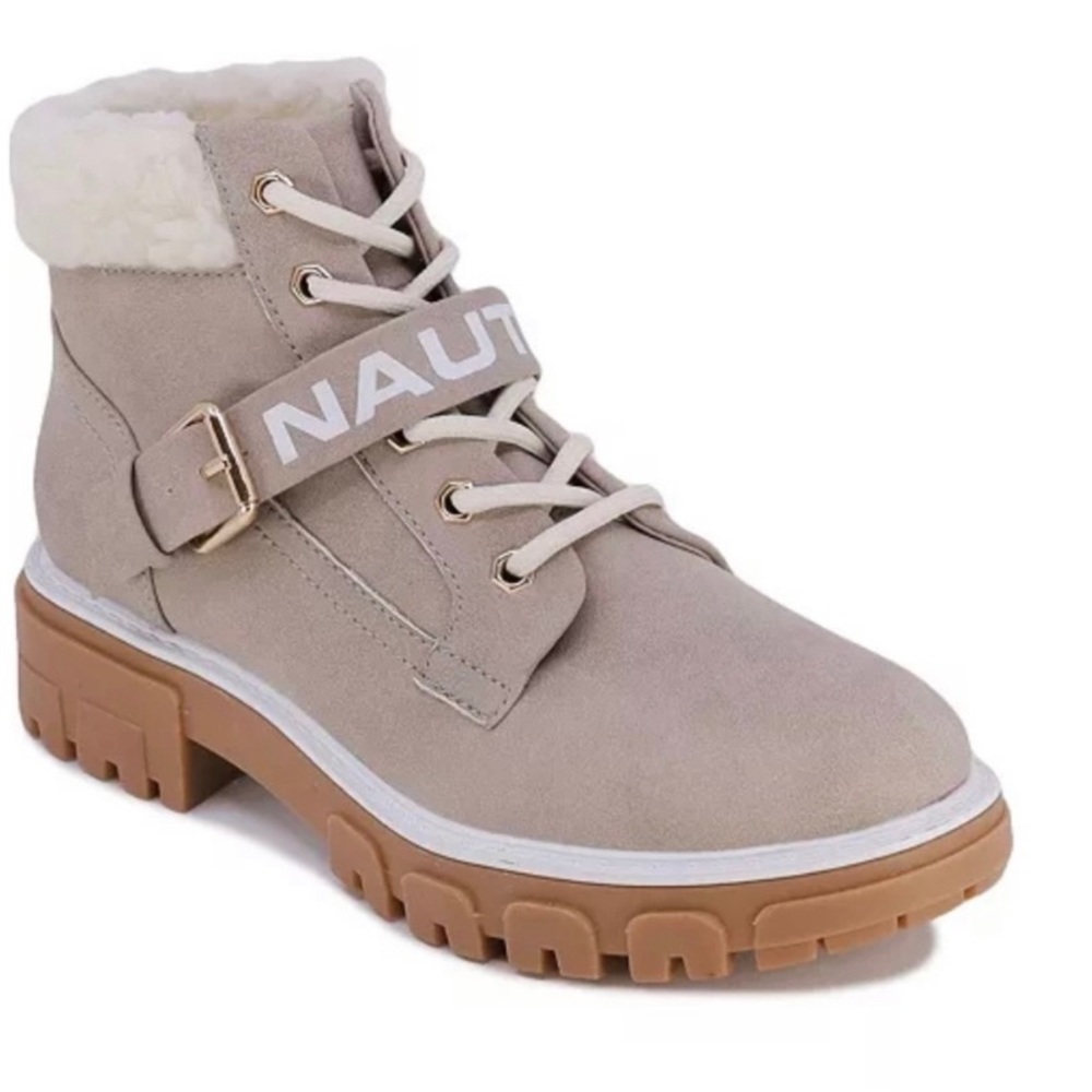 Náutica booties - Light Gray color . Brand New never used .